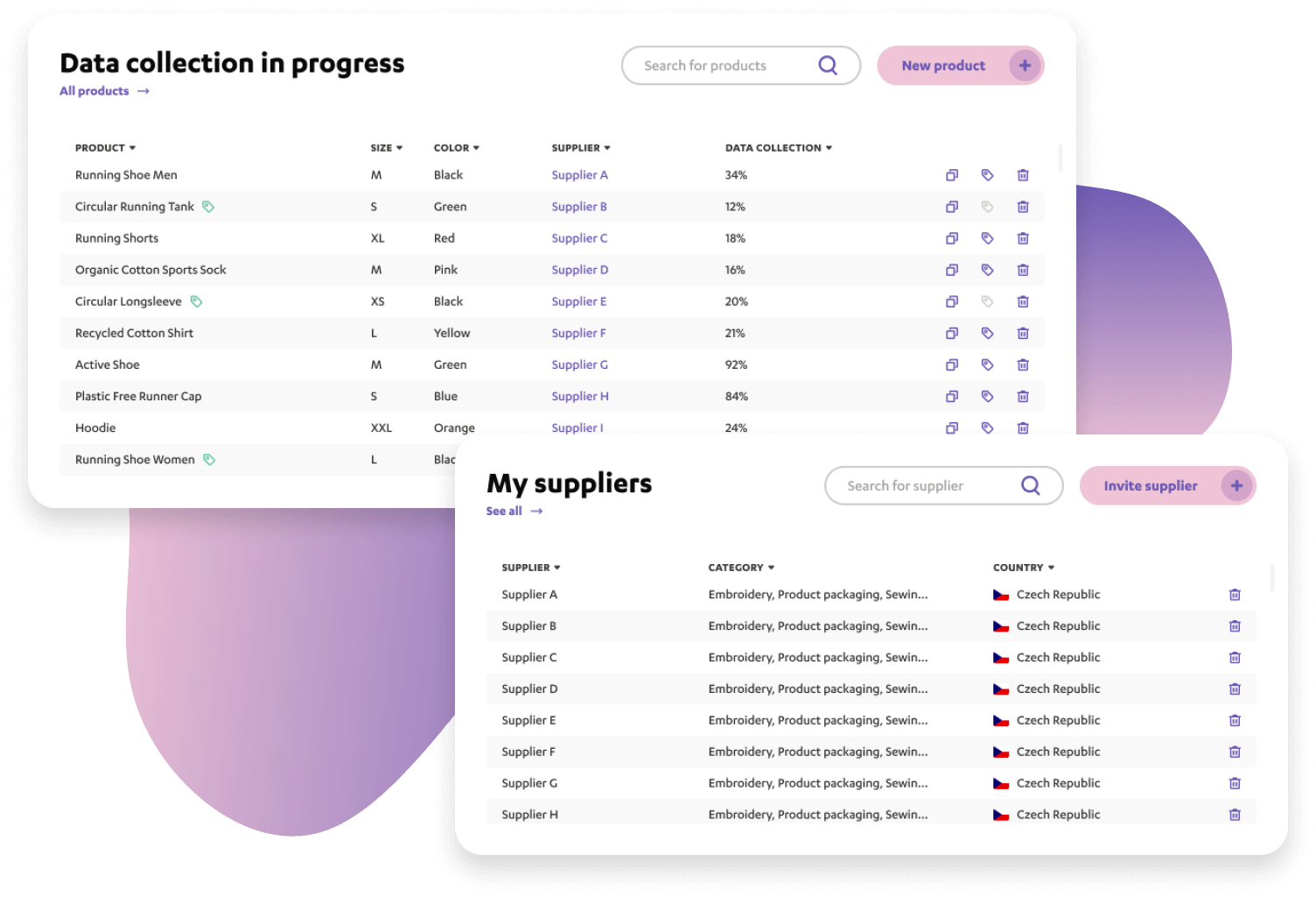 ESG data collection platform